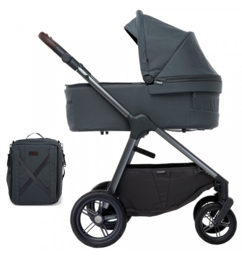 MAST Swiss design M5x - wózek wielofunkcyjny, zestaw 2w1 z opcją 3w1 i 4w1 | Volcanic Ash