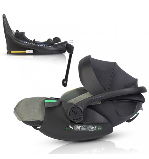 EasyGo Buz XTD Pro - zestaw z bazą, fotelik samochodowy 0-13 kg | Greener