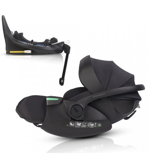 EasyGo Buz XTD Pro - zestaw z bazą, fotelik samochodowy 0-13 kg | Ink