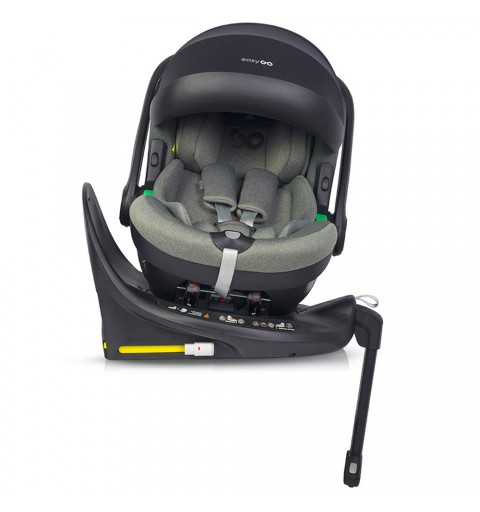 EasyGo Buz Pro - zestaw z bazą, fotelik samochodowy 0-13 kg | Greener