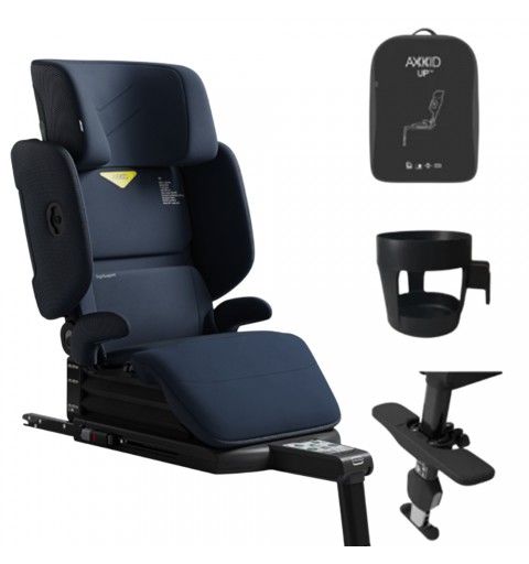 Axkid UP - fotelik samochodowy i-Size 100-150 cm 15-50 kg | Glacier Lake Blue