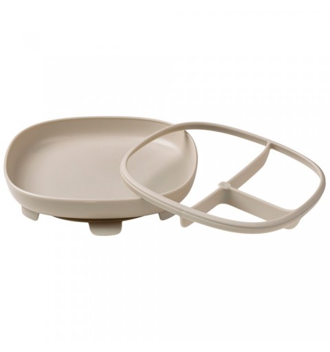 Bbox - Talerzyk z przyssawką dla dzieci – trójdzielny 2w1 - Latte | BB101546
