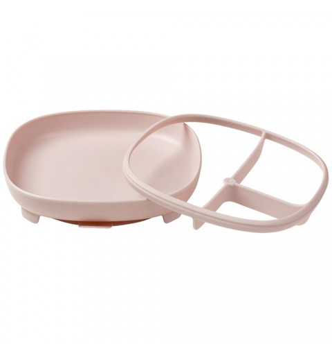 Bbox - Talerzyk z przyssawką dla dzieci – trójdzielny 2w1 - Blush | BB101511