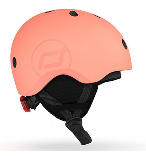Scoot and Ride Kask - Kask narciarski zimowy S-M | Peach
