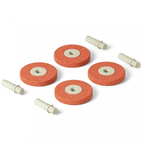 MODU - zestaw 4 piankowych kół | Pomarańczowe