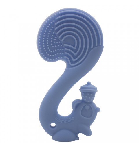 Mombella Wiewiórka - Uspakajający gryzak Dla Dzieci | Blue