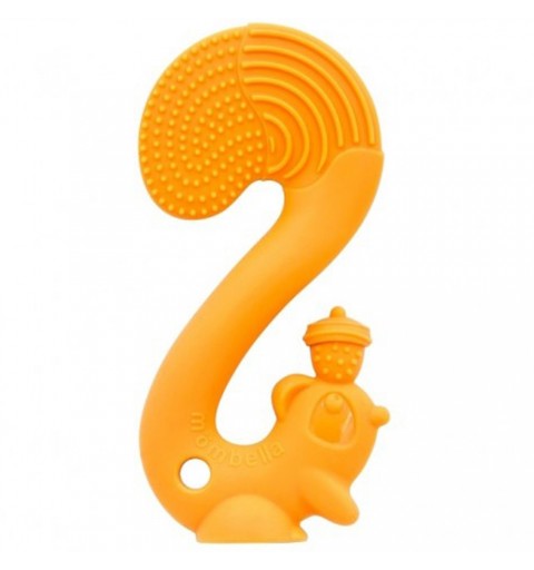 Mombella Wiewiórka - Uspakajający gryzak Dla Dzieci | Orange