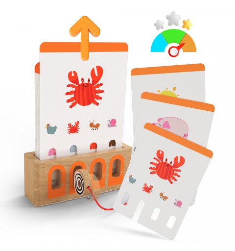 Topbright - Logiczne Łamigłówki | Edukacyjna gra karciana z kluczem – Poziom podstawowy 36m+