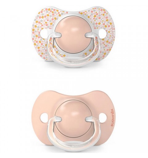Suavinex Dreams - Smoczek fizjologiczny SX Pro 6-18 m 2szt | Brzoskiniowy