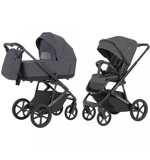 Carrello Sigma CRL-6523 - wózek wielofunkcyjny, zestaw 2w1 z opcją 3w1 i 4w1 | Club Grey