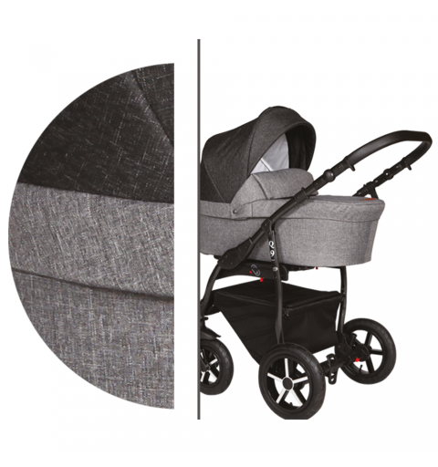 Baby Merc Q9 - wózek wielofunkcyjny, zestaw 2w1 z opcją 3w1 i 4w1 | 177/B