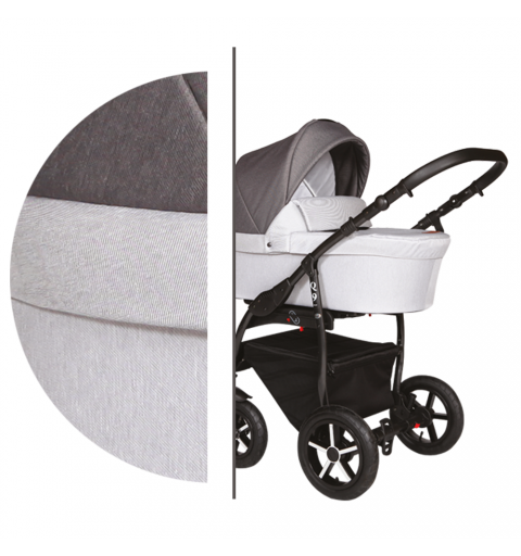 Baby Merc Q9 - wózek wielofunkcyjny, zestaw 2w1 z opcją 3w1 i 4w1 | 180/B
