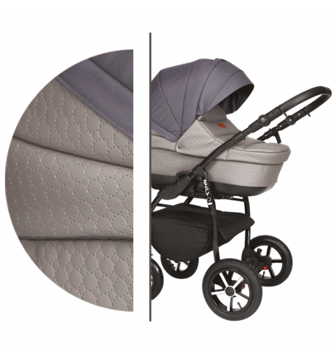 Baby Merc Zipy Q - wózek wielofunkcyjny, zestawac 2w1 z opcją 3w1 i 4w1 | 132B
