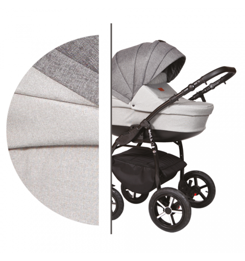 Baby Merc Zipy Q - wózek wielofunkcyjny, zestawac 2w1 z opcją 3w1 i 4w1 | 160B