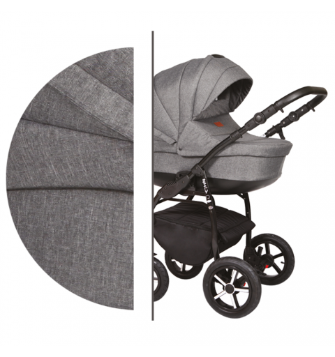 Baby Merc Zipy Q - wózek wielofunkcyjny, zestawac 2w1 z opcją 3w1 i 4w1 | 161B
