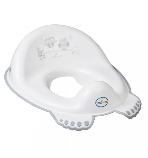 Tega Baby Sowa - nakładka sedesowa antypoślizgowa | Biały