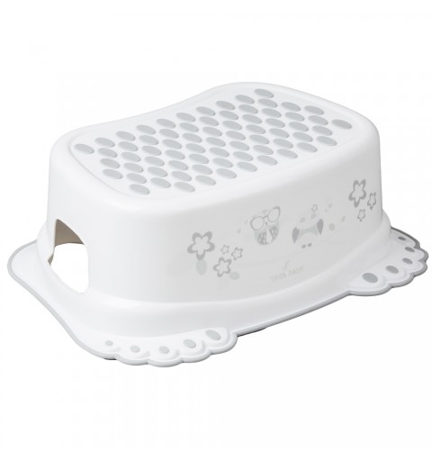 Tega Baby Sowa - podnóżek antypoślizgowy | Biały