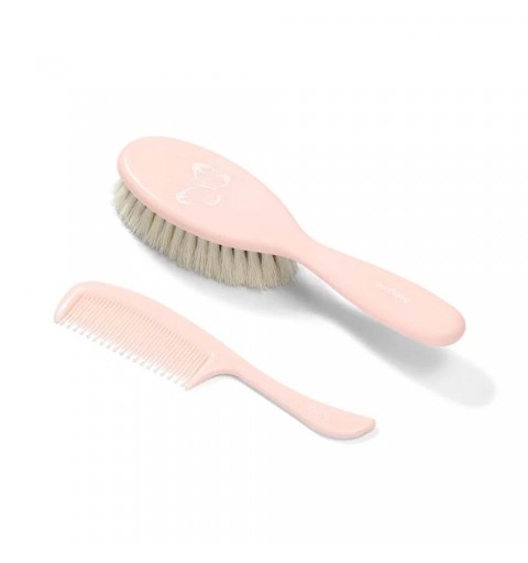 Babyono - Szczotka i grzebień do włosów dla dzieci i niemowląt. Naturalne super miękkie włosie | 568/04
