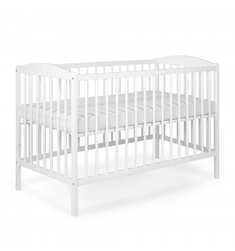 Tomi 5 - łóżeczko dziecięce drewniane 120x60 | Białe