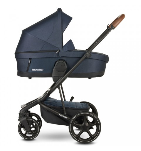 Easywalker Harvey 3 Premium - elegancki wózek wielofunkcyjny, zestaw 2w1 z opcją 3w1 i 4w1 | Sapphire Blue