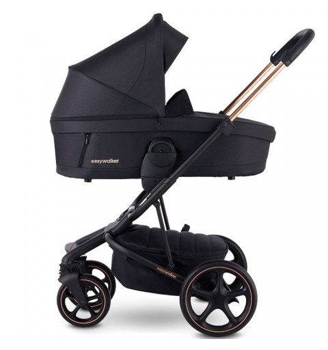 Easywalker Harvey 3 Premium - elegancki wózek wielofunkcyjny, zestaw 2w1 z opcją 3w1 i 4w1 | Gold Edition