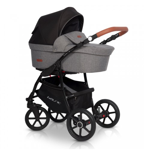 Riko Basic Plus - wózek wielofunkcyjny, zestaw 2w1 z opcją 3w1 i 4w1| Anthracite