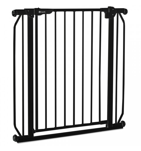 Lionelo Truus Slim - bramka ochronna drzwi | Black Onyx