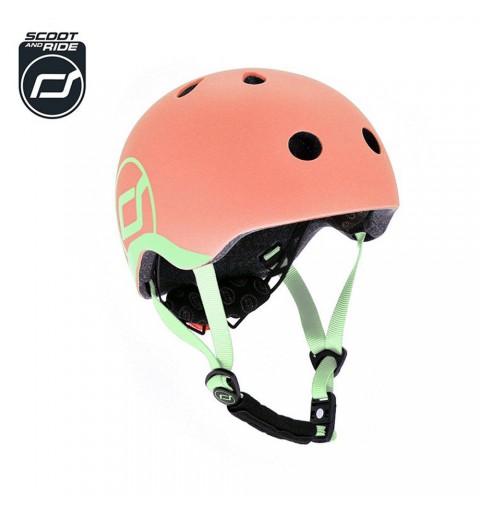 Scoot and Ride Kask - kask dla małych dzieci XXS-S | Peach