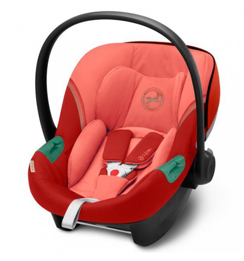 Cybex Aton S2 i-Size - fotelik samochodowy 0-13 kg | Hibiscus Red