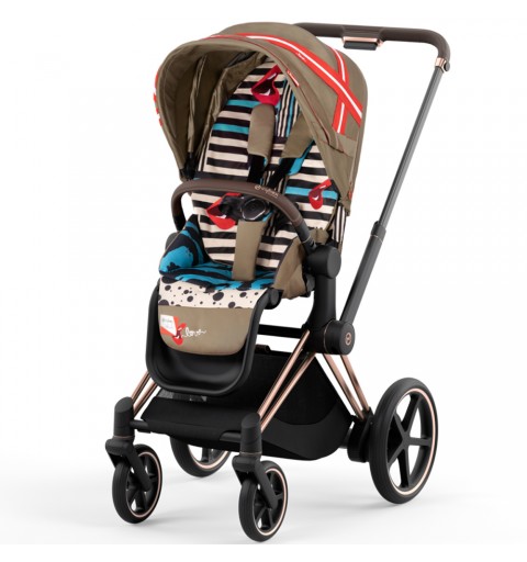 Cybex e-Priam 4.0 - elektryczny wózek spacerowy | One Love by Karolina Kurkova