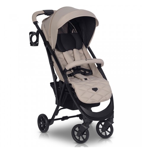 Euro-Cart Volt Black Edition - lekki wózek spacerowy do 22 kg | Fossil