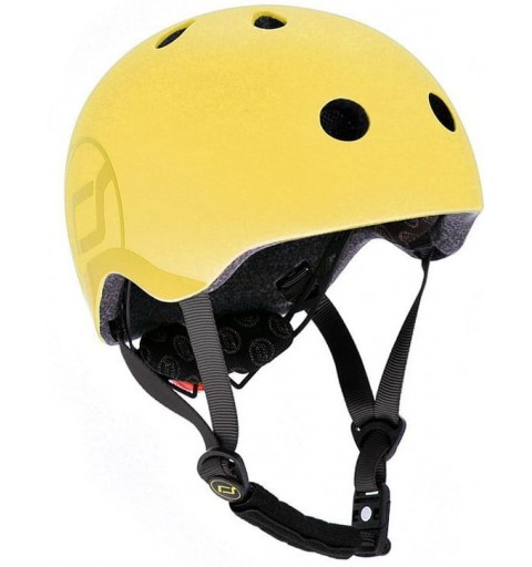 Scoot and Ride Kask - kask dla małych dzieci 3+ S-M | Lemon