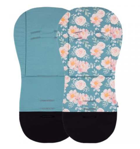 Petite&Mars Foamy - dwustronna wkładka do wózka spacerowego | Roses