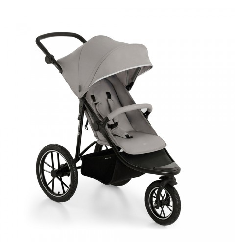 Kinderkraft HELSI - wózek trójkołowy spacerowy, biegowy do 22 kg| Grey