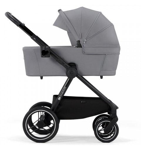 Kinderkraft Nea - wózek wielofunkcyjny, zestaw 4w1 z fotelikiem I-Care | Platinum Grey