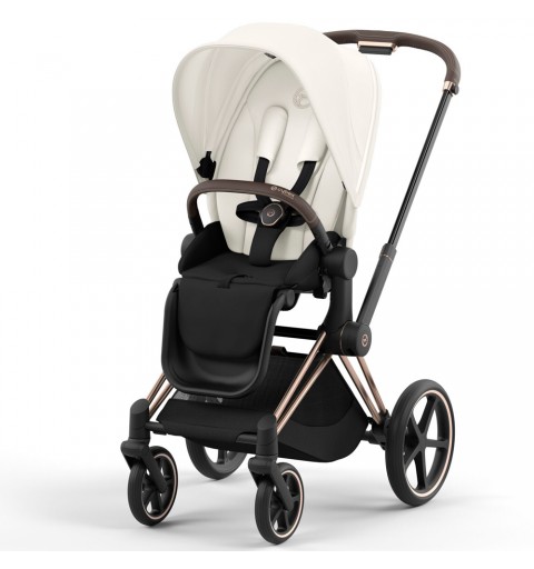 Cybex e-Priam 4.0 - elektryczny wózek spacerowy | Off White