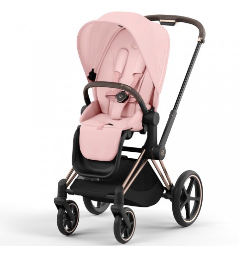 Cybex e-Priam 4.0 - elektryczny wózek spacerowy | Peach Pink