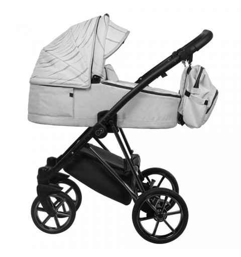 Babyactive Musse - wózek wielofunkcyjny, zestaw 2w1 z opcją 3w1 i 4w1 | Boss 02 - Space Gray