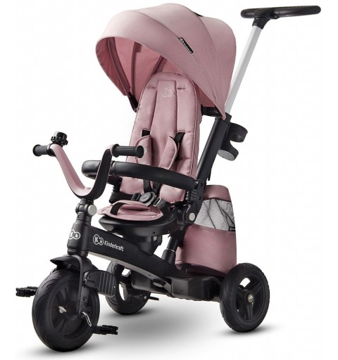 Kinderkraft Easytwist - innowacyjny rowerek trójkołowy | Pink