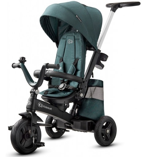 Kinderkraft Easytwist - innowacyjny rowerek trójkołowy | Green