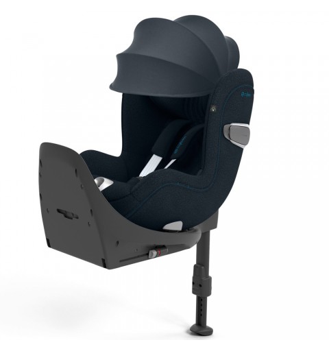 Cybex Sirona T i-Size - obrotowy fotelik samochodowy 0-18 kg zestaw z bazą isofix | PLUS Nautical Blue