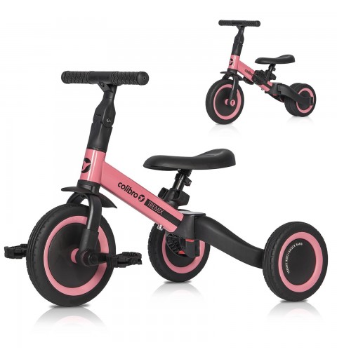 Colibro Tremix - rowerek dziecięcy 4w1 | Rose