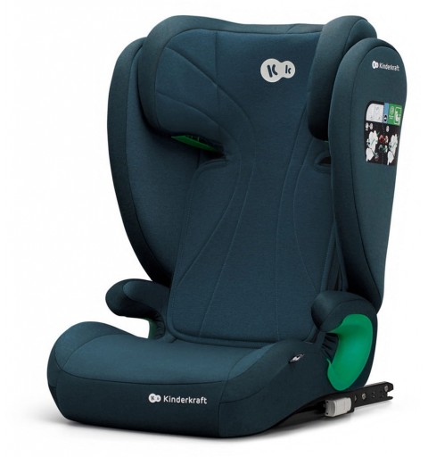 Kinderkraft Junior Fix 2 - fotelik samochodowy isofix 15-36 | Harbor Blue