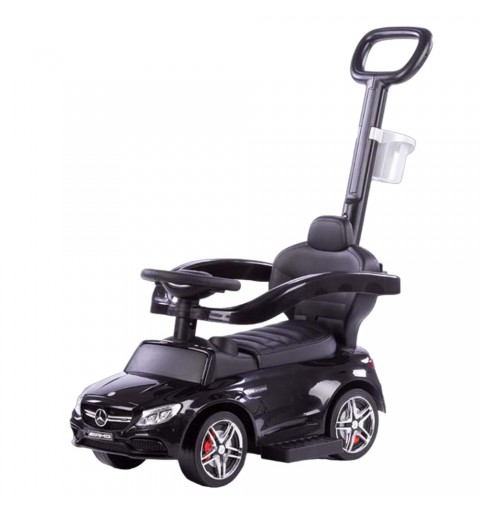 Mercedes Amg C63 NEW - jeździk dla dziecka z pchaczem | Czarny