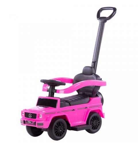 Mercedes G350 NEW - jeździk dla dziecka z pchaczem | Różowy