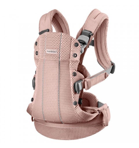 BABYBJORN - nosidełko Harmony 3D Mesh | Zgaszony Róż