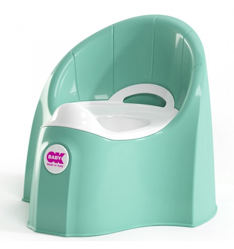 OK BABY Pasha - nocnik z wyjmowanym wkładem  | Turkusowy