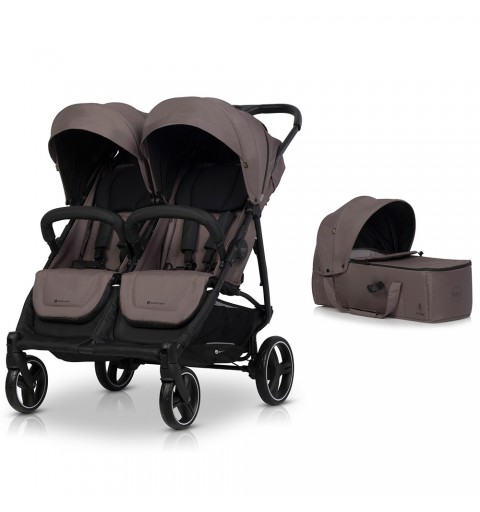 Euro Cart Doblo - wózek rok po roku, zestaw 2w1 z opcją 3w1 i 4w1 | Taupe