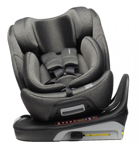 MAST Swiss design M.Rox - obrotowy fotelik samochodowy 40-150 cm 0-36 kg | Volcanic Ash