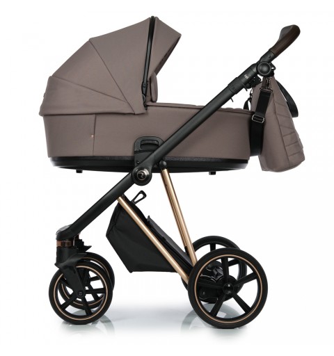 Roan IVI 2.0 - wózek wielofunkcyjny, zestaw 2w1 z opcją 3w1 i 4w1 | Cocoa Rose Gold